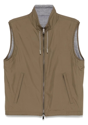 Zegna reversible gilet - Green