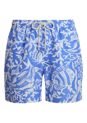 Polo Ralph Lauren printed swim shorts - Blue