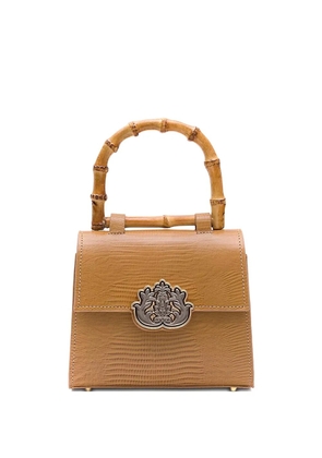 Isla leather crossbody bag - Yellow