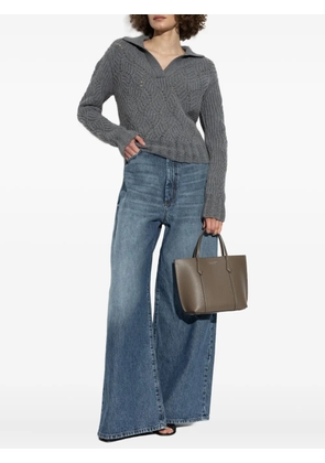 ETRO cable-knit cashmere sweater - Grey