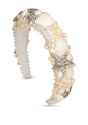 Jennifer Behr Stellamaris headband - White