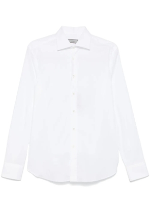 Canali poplin shirt - White