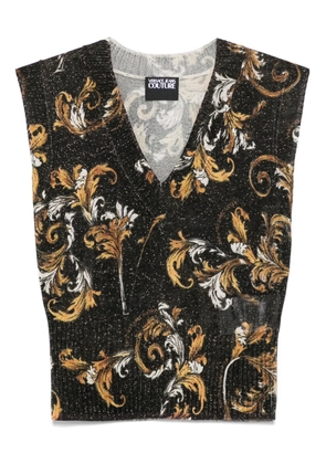 Versace Jeans Couture Barocco top - Black