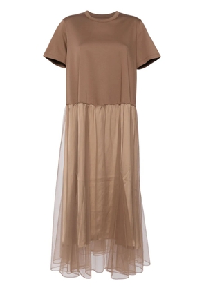 JNBY short sleeves dress - Brown