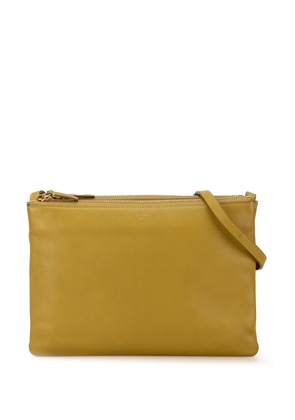Celine Pre-Owned 2014 Large Leather Trio crossbody bag - Yellow