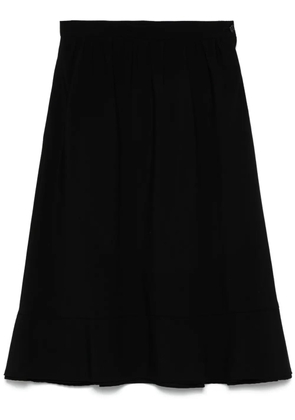 Comme Des Garçons Pre-Owned 2000s double-hem midi skirt - Black