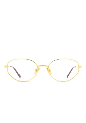 Eyepetizer oval-frame glasses - Gold