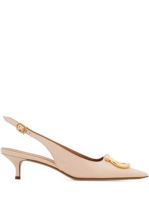 Ferragamo 40mm Gancini slingback pumps - Pink