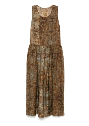 Uma Wang Ardal maxi dress - Brown