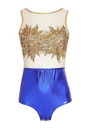 Brigitte Carnaval/Festival bodysuit - Blue
