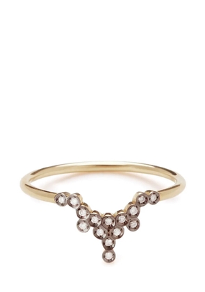 Yannis Sergakis 18kt yellow gold Charnières diamond ring