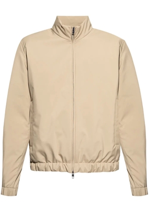Moncler logo-patch jacket - Neutrals