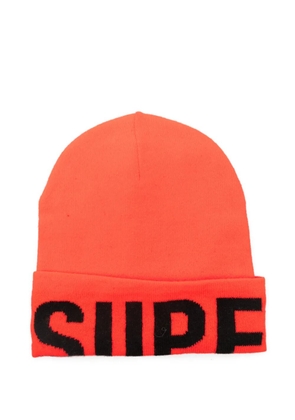 Superdry logo-detail beanie - Orange