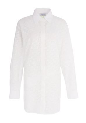 Off-White monogram mini shirt dress