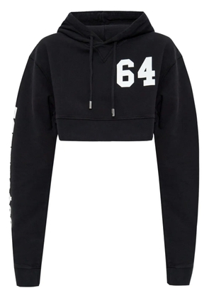DSQUARED2 logo-print hoodie - Black