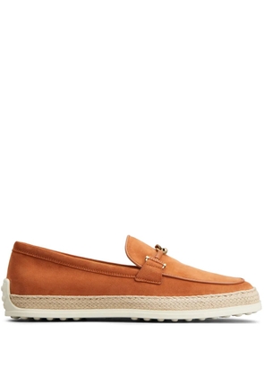 Tod's Gomma raffia loafers - Orange
