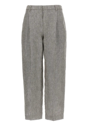 Brunello Cucinelli pleated wide-leg trousers - Brown