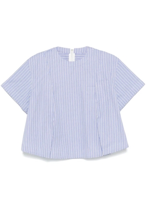 sacai striped shirt - Blue