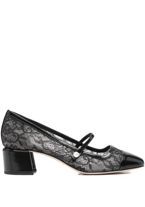 Jimmy Choo Elisa mesh pumps - Black