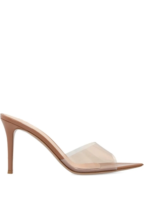 Gianvito Rossi 85mm Elle pointed-toe heeled sandals - Neutrals