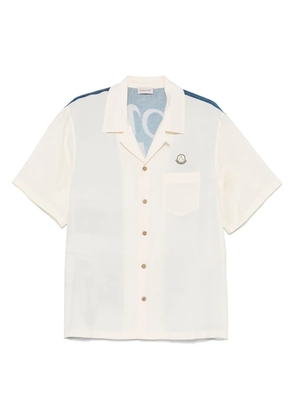 Moncler x Mercedes-Bens graphic-print shirt - Neutrals