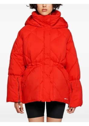 OOF WEAR hooded quilted parka - Red