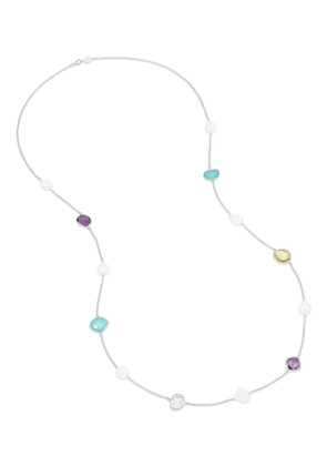 DOWER AND HALL gemstone-embellished necklace - Silver