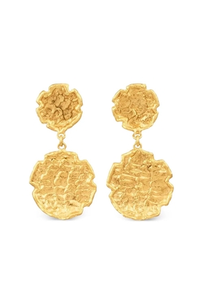 Sylvia Toledano Swan hammered-texture drop earrings - Gold