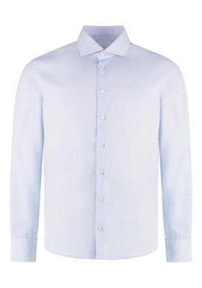 Bastoncino poplin shirt - Blue