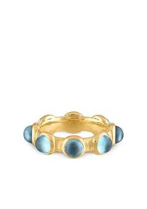 Jade Ruzzo 18K yellow gold Vic topaz ring