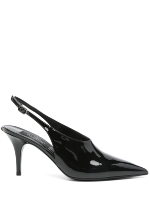 Valentino Garavani Pre-Owned 85mm patent-leather pumps - Black