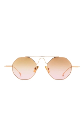 Eyepetizer Soho C.9-44 geometric-frame sunglasses - Gold