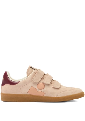 ISABEL MARANT Beth leather sneakers - Neutrals