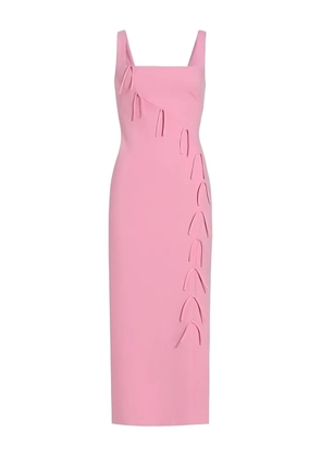 Lela Rose bow-detail pencil dress - Pink