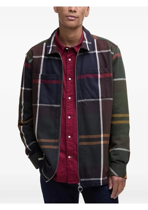 Barbour zipped tartan shirt - Green