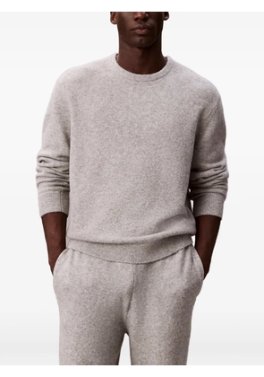Calvin Klein ribbed crew neck sweater - Grey