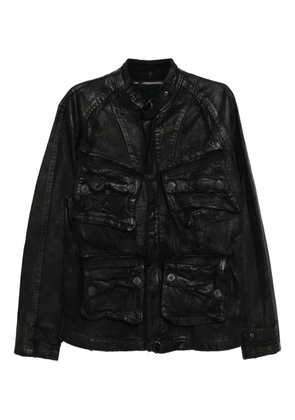 Julius distressed denim jacket - Black