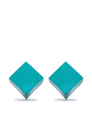 Monies geometric earrings - Blue