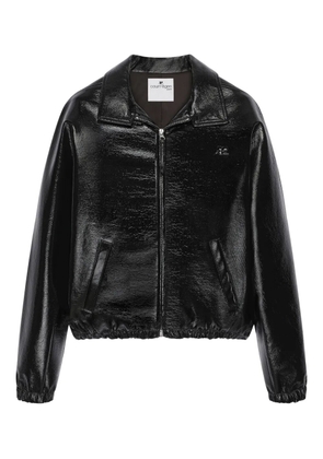 Courrèges pockets zip-up jacket - Black