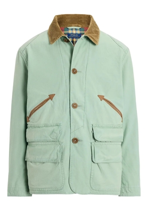 Polo Ralph Lauren corduroy-collar military jacket - Green
