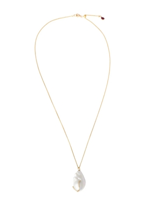 YI Collection 18kt yellow gold Kintsugi necklace - Silver