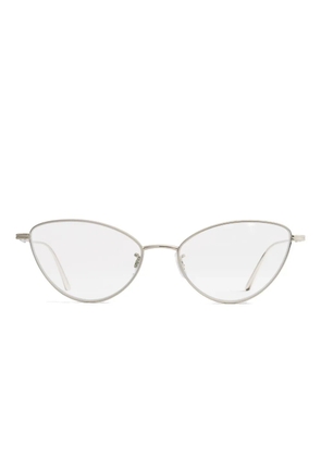 KHAITE x Oliver Peoples cat-eye glasses - Silver