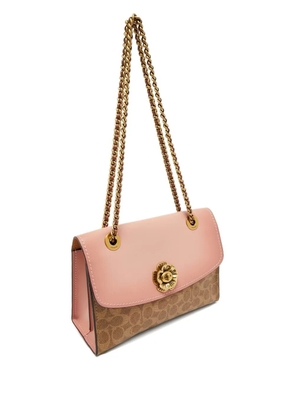 Coach Vintage Parker floral-embellished shoulder bag - Pink
