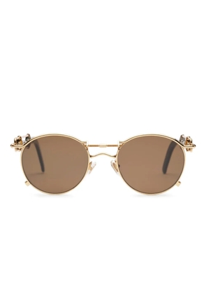 Jean Paul Gaultier round-frame sunglasses - Gold