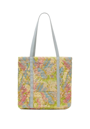 LoveShackFancy Henderson floral-print shoulder bag - Green