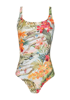 Lygia & Nanny floral-print swimsuit - Green