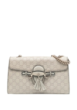 Gucci Pre-Owned 2016-2025 Medium Guccissima Emily shoulder bag - White