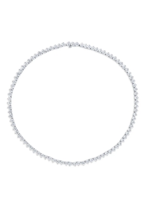 Fantasia by Deserio CZ tennis necklace - White