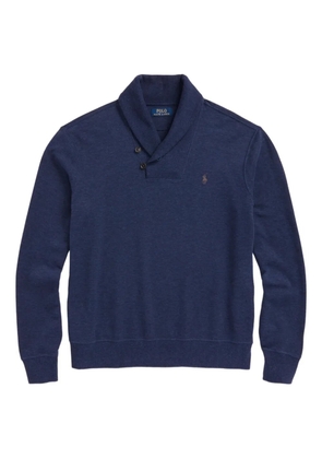 Polo Ralph Lauren button shawl-collar sweater - Blue