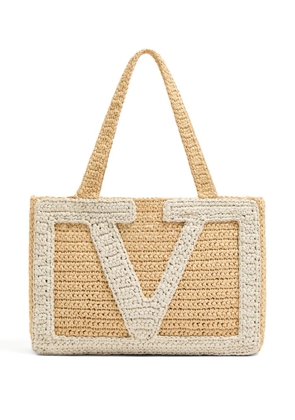 Valentino Garavani medium Viva Superstar shopping bag - Neutrals